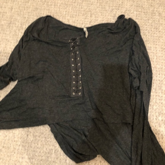 Emma & Sam Tops - Adorable lace up light long sleeve!!!